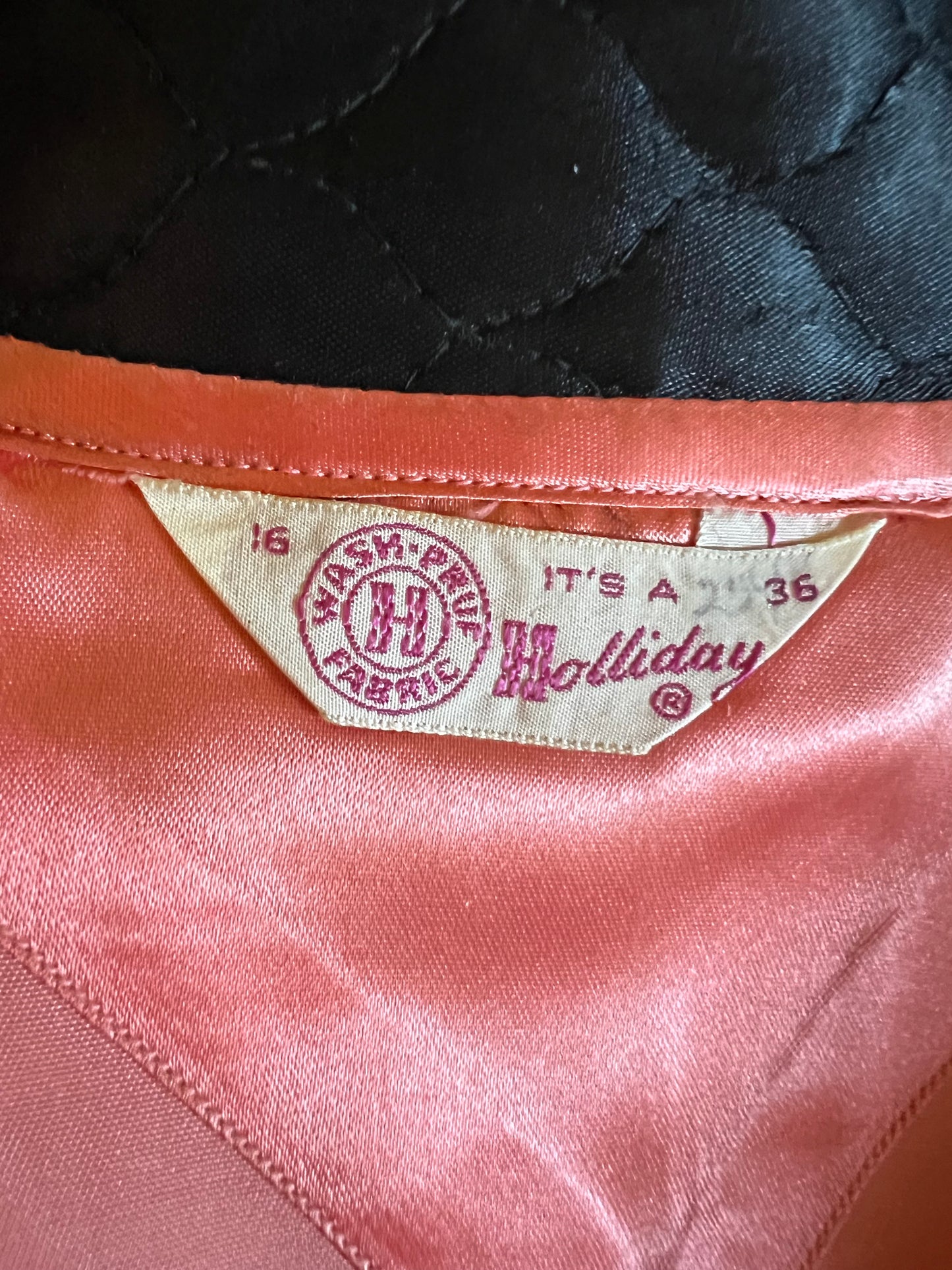 SOLD! 1940's Vintage Two Tone Satin Lounging PJ's