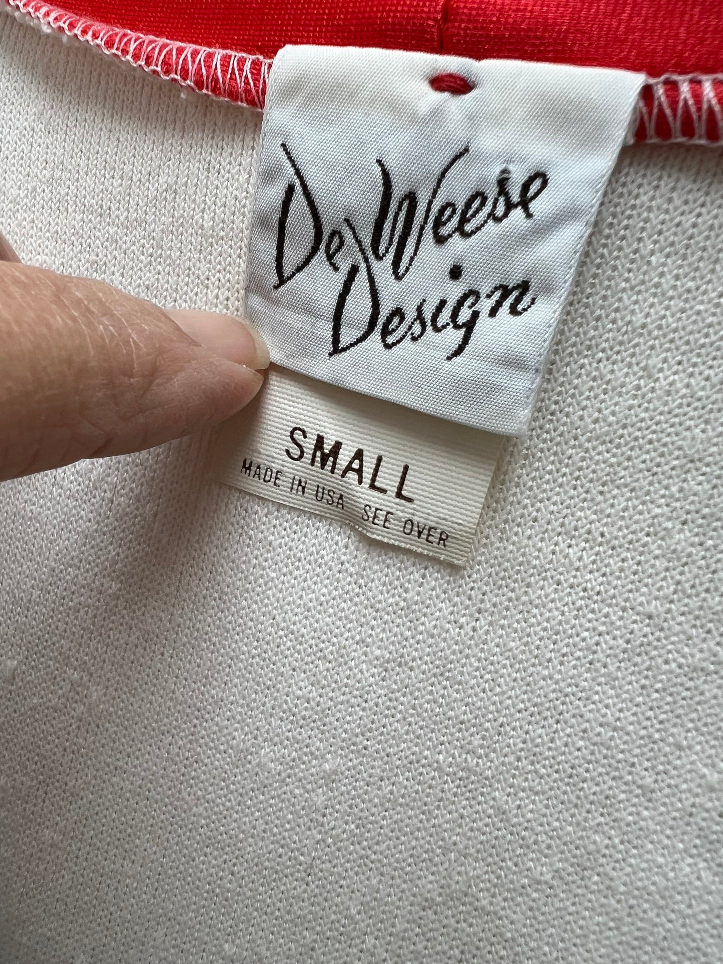 SOLD! 1950 Rare Vintage De Weese Designs One Piece Swimsuit with Coverup Butterfly Appliques Perfect