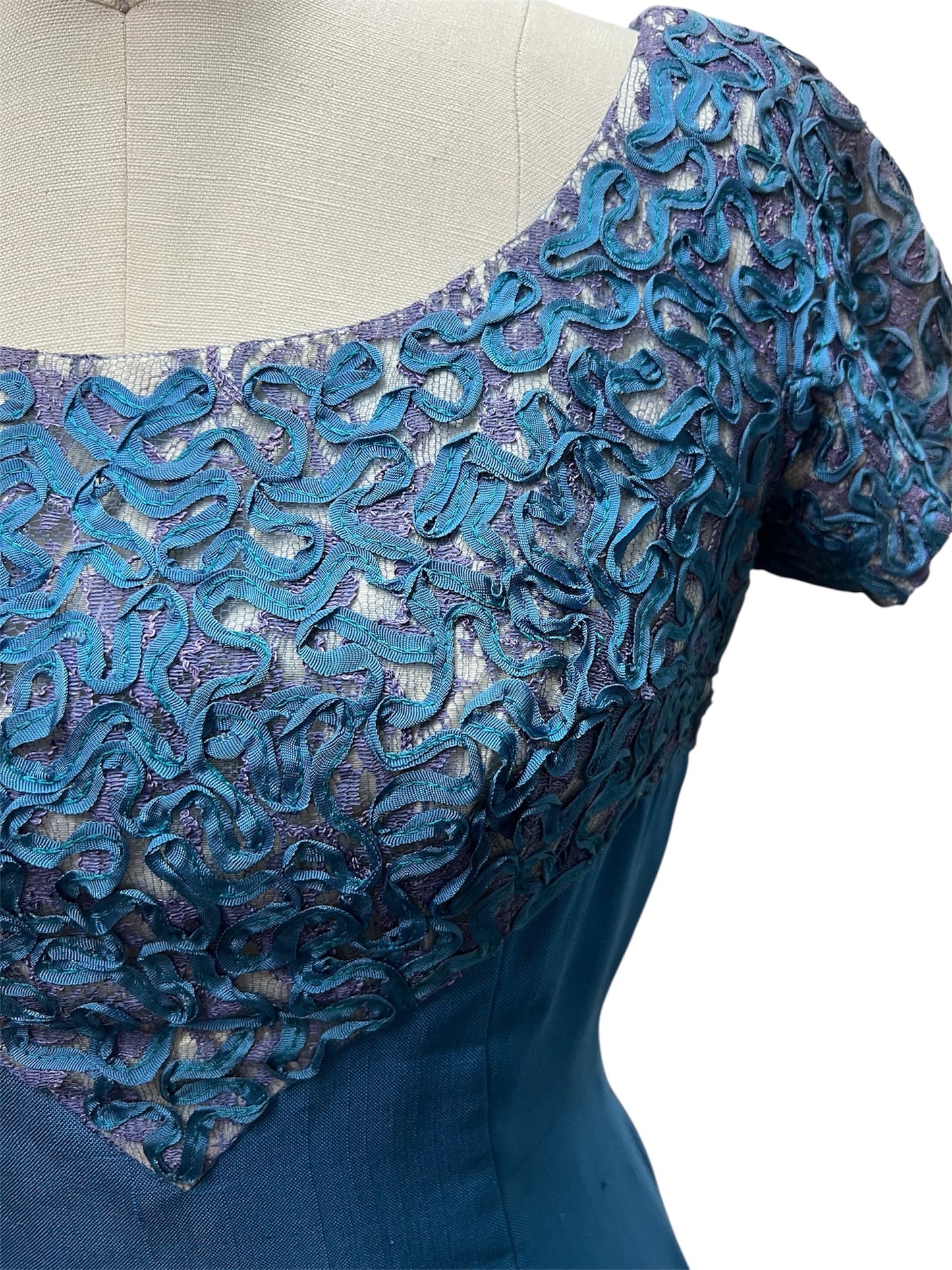 JUST ARRIVED! 1950's Vintage Edith Royce Silk Cocktail Wiggle Dress Perfect