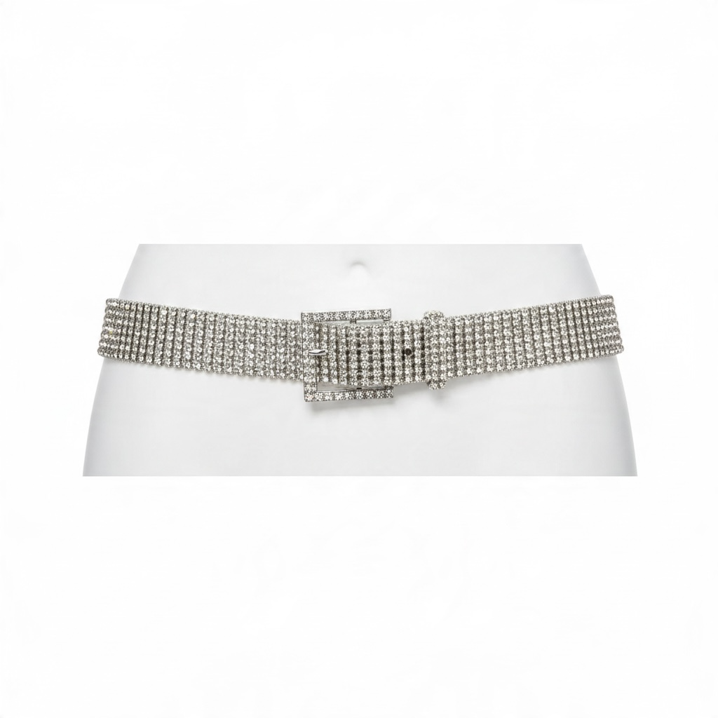 1960's Vintage Rhinestone Belt