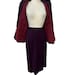 SOLD! 1940 Beautiful Very Lilli Ann Style Gabardine Deep Eggplant Color Suit Dead Stock Gorgeous