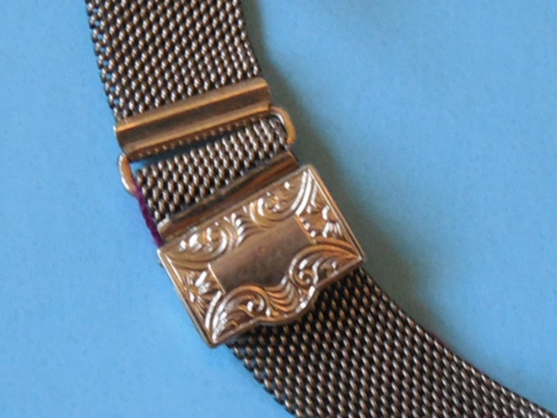SOLD! 1900 1920 Antique Estate VTG 18K White Gold Goering Watch Lavender Face