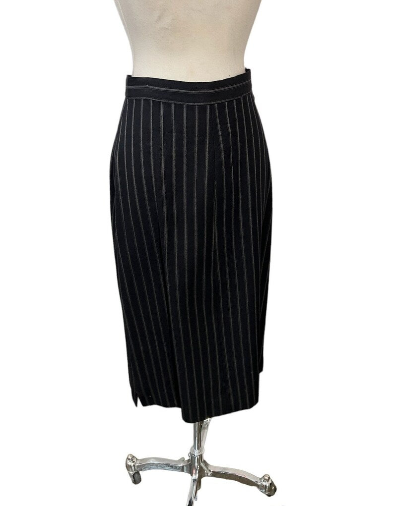 SOLD! 1941 Beautifully Custom Tailored Pin Stripe Wool Gabardine Suit Perfection