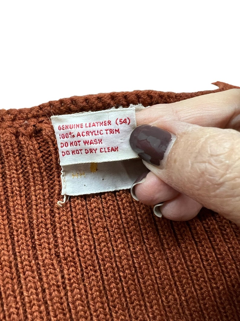 1960 to 70's Vintage Suede Leather and Knit Vest Absolutely PERFECT!