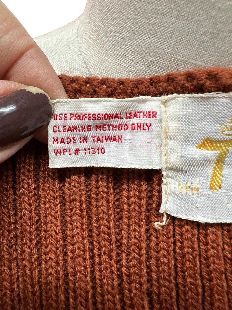 1960 to 70's Vintage Suede Leather and Knit Vest Absolutely PERFECT!