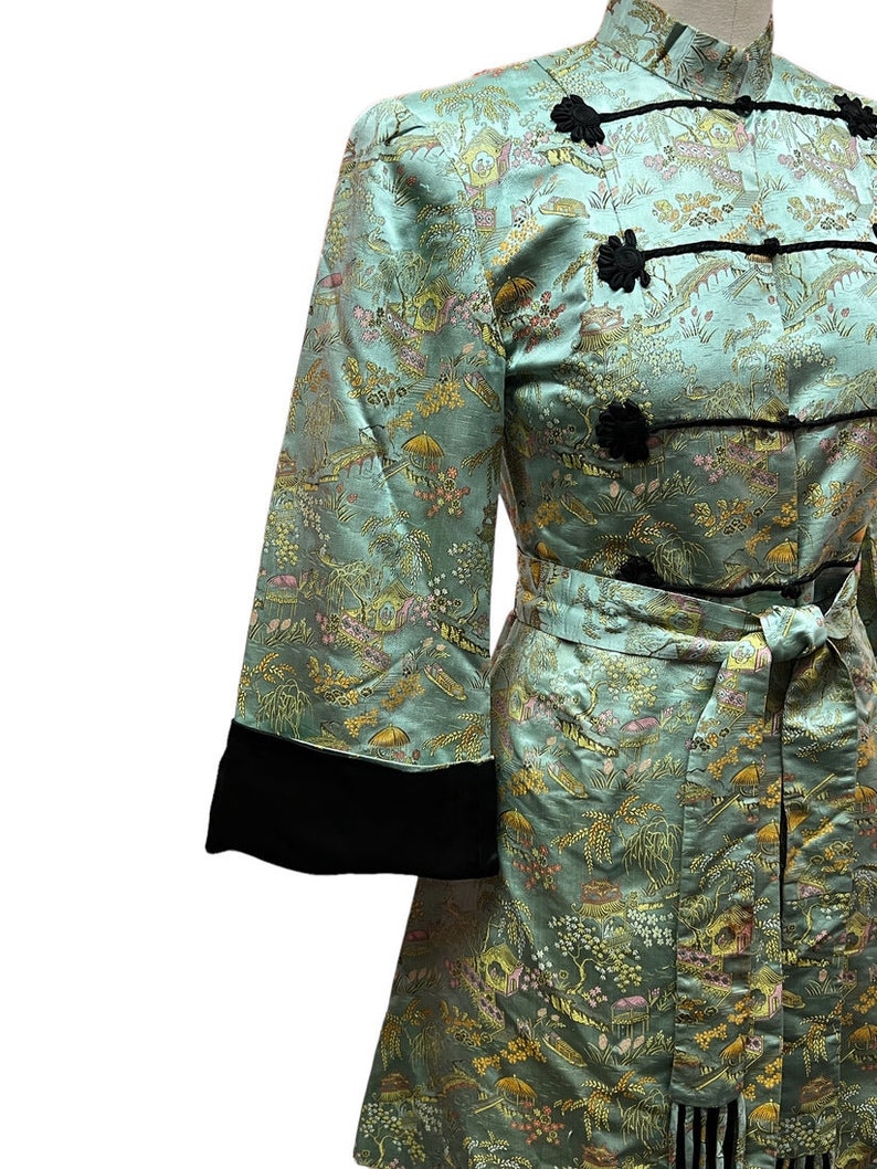 SOLD! 1930's 1940's Two Piece Chinese Lounge Silk Set Fantastic A Real Rare Find