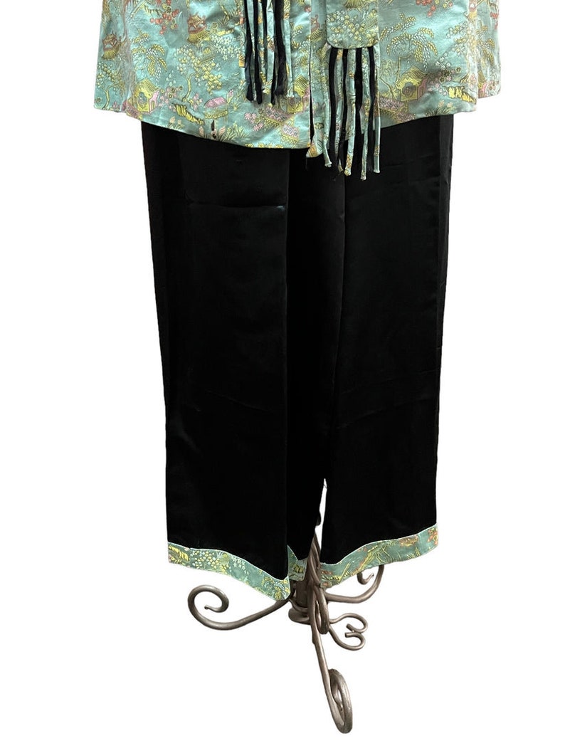 SOLD! 1930's 1940's Two Piece Chinese Lounge Silk Set Fantastic A Real Rare Find