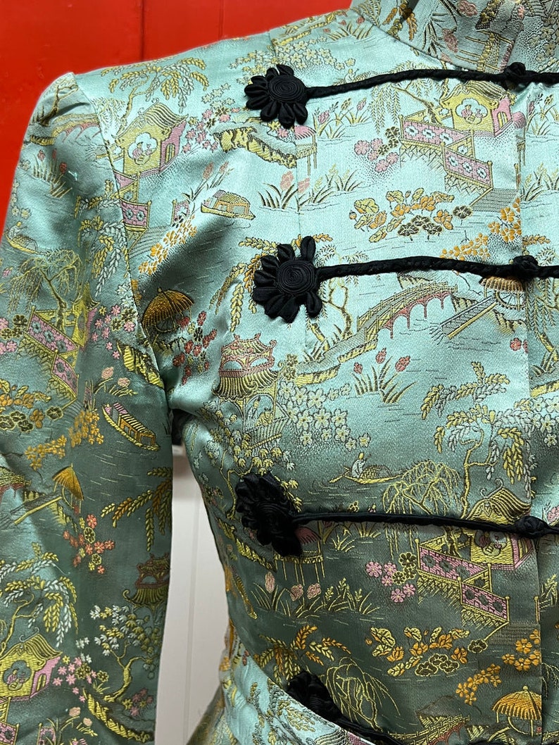 SOLD! 1930's 1940's Two Piece Chinese Lounge Silk Set Fantastic A Real Rare Find