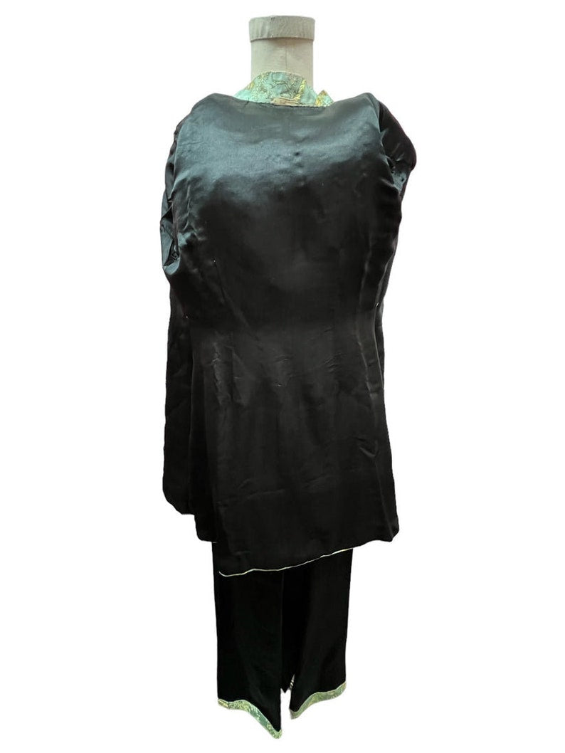 SOLD! 1930's 1940's Two Piece Chinese Lounge Silk Set Fantastic A Real Rare Find