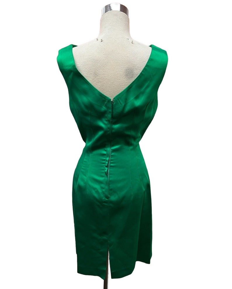 1950's Vintage Lilli Diamond Evening Cocktail 2 Piece Set Gorgeous Emerald Green