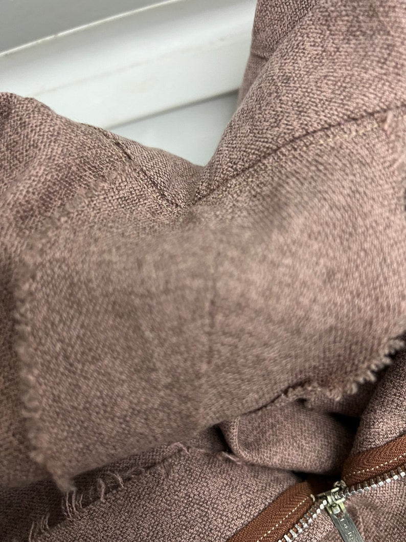SOLD! 1940 1950 Beautiful Vintage Lilli Ann Style Dusty Rose Wool Suit Dead Stock Gorgeous