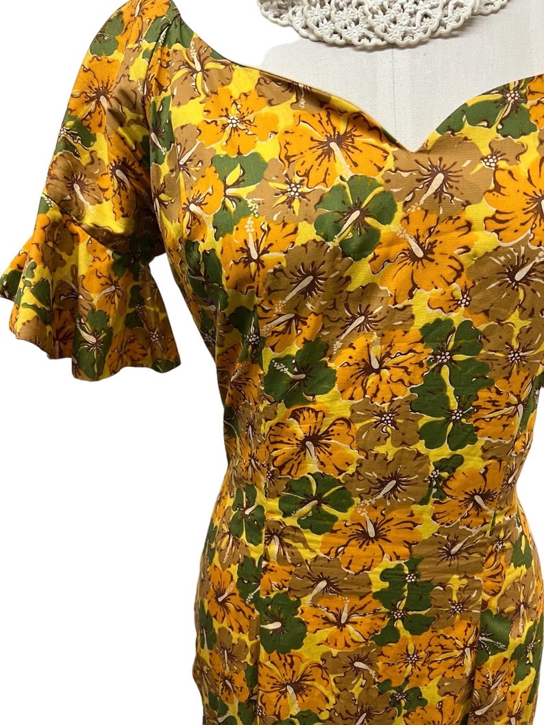 1950's Stan Hicks Made in Hawaii Mermaid Dress Perfect for Tiki Oasis