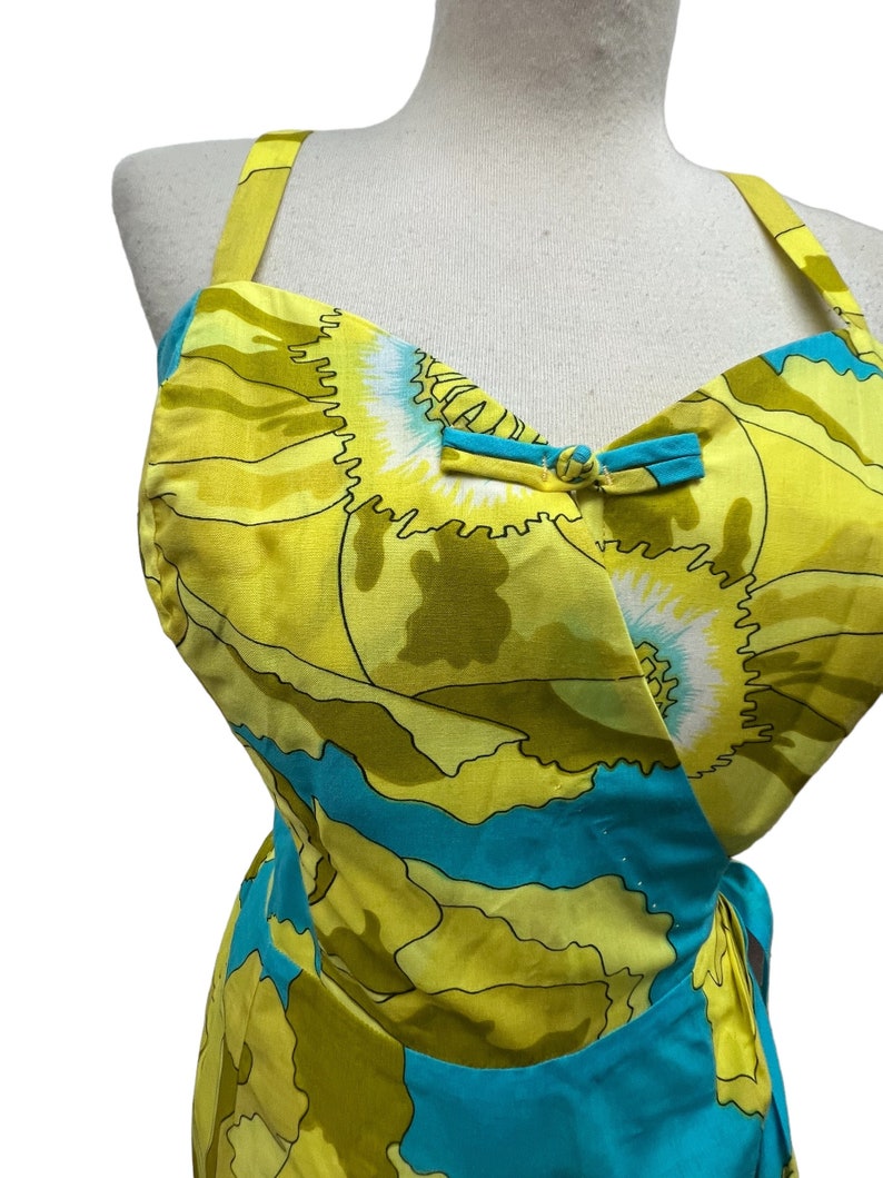 SOLD! 1950 1960 Vintage Paradise Hawaii Swimsuit Romper Size 14