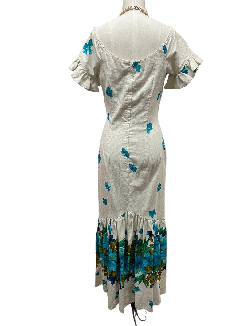 Early 1960's Made in Hawaii Mermaid Dress Perfect for Tiki Oasis