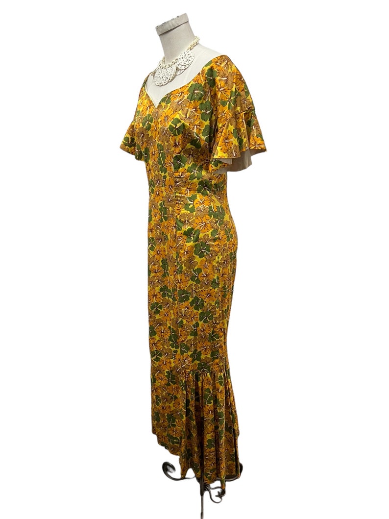 1950's Stan Hicks Made in Hawaii Mermaid Dress Perfect for Tiki Oasis
