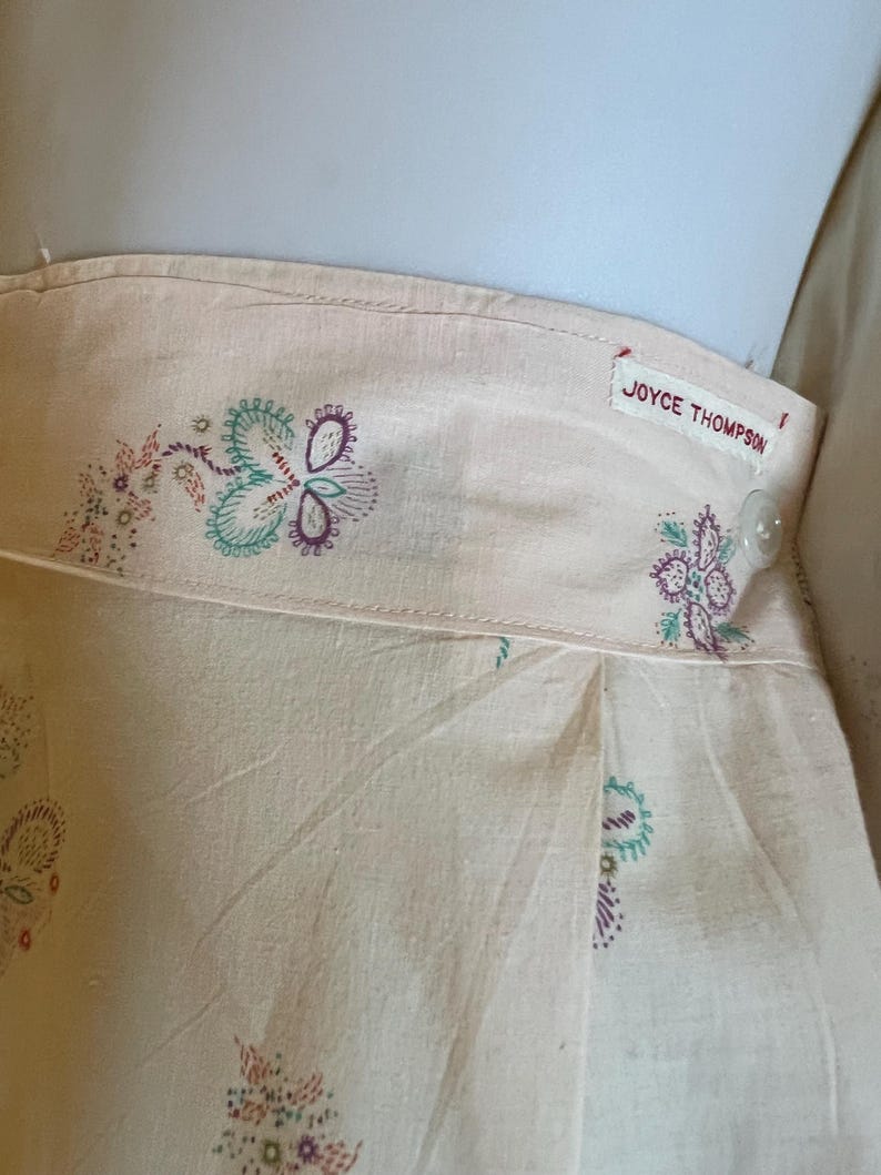 1940's 1950's Rare Vintage Soft Cotton Lounging PJ's