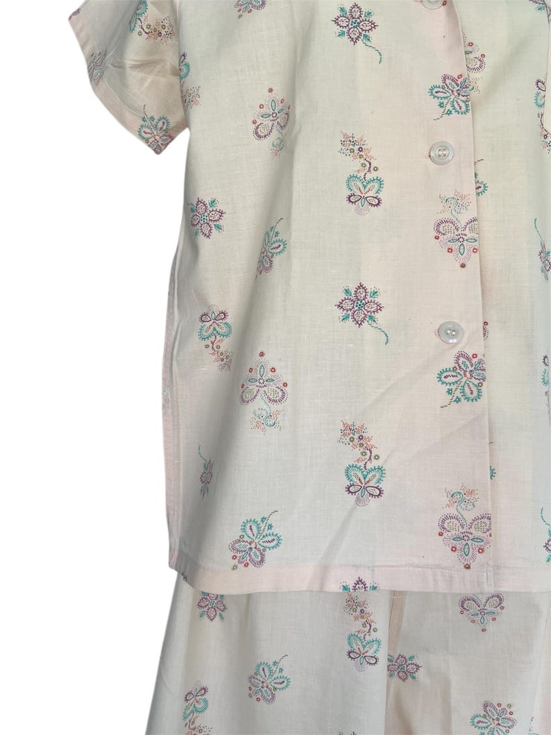 1940's 1950's Rare Vintage Soft Cotton Lounging PJ's