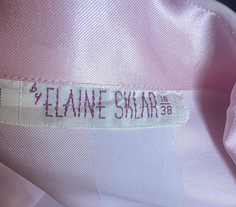 NEW ARRIVAL! 1940's 1950's Rare Vintage Soft Pink Striped Satin Silky Lounging PJ's