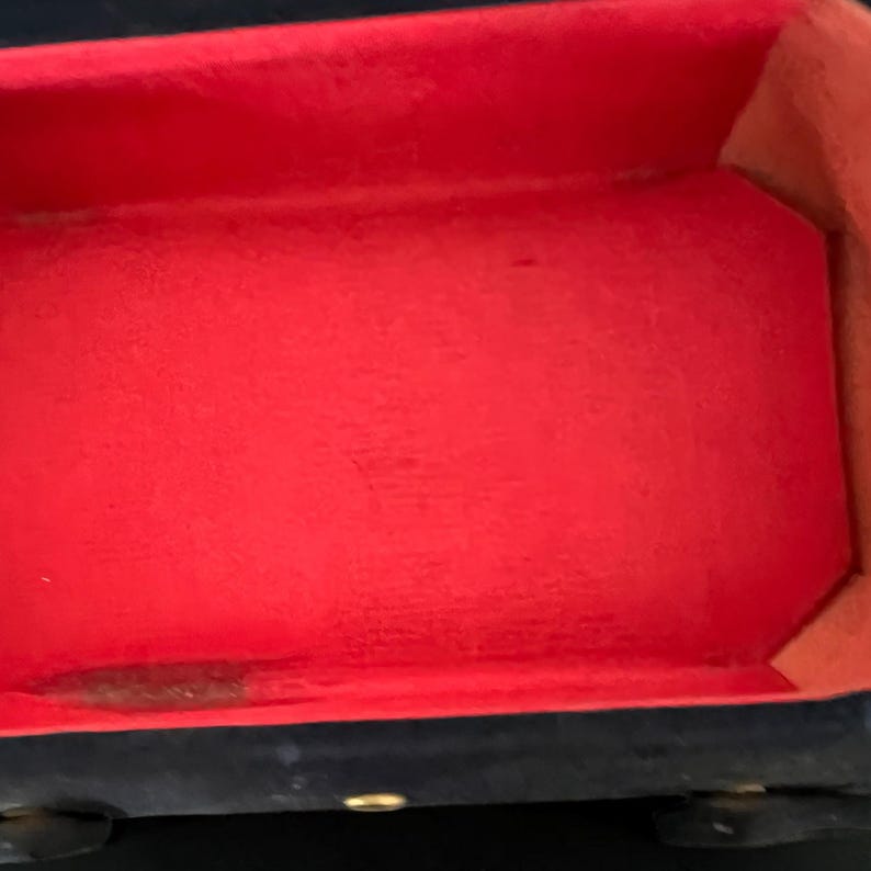 1940's 1950's Original Navy Blue Suede Structured Box Purse Beautiful Condition