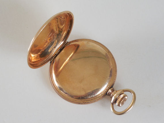 SOLD! Circa 1900 Waltham Pocket Watch Beautiful Hunter Case Antique Estate Vintage