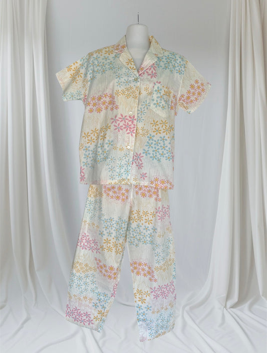 NEW ARRIVAL! 1950's Rare Large Size Vintage 100% Cotton Lounging PJ's
