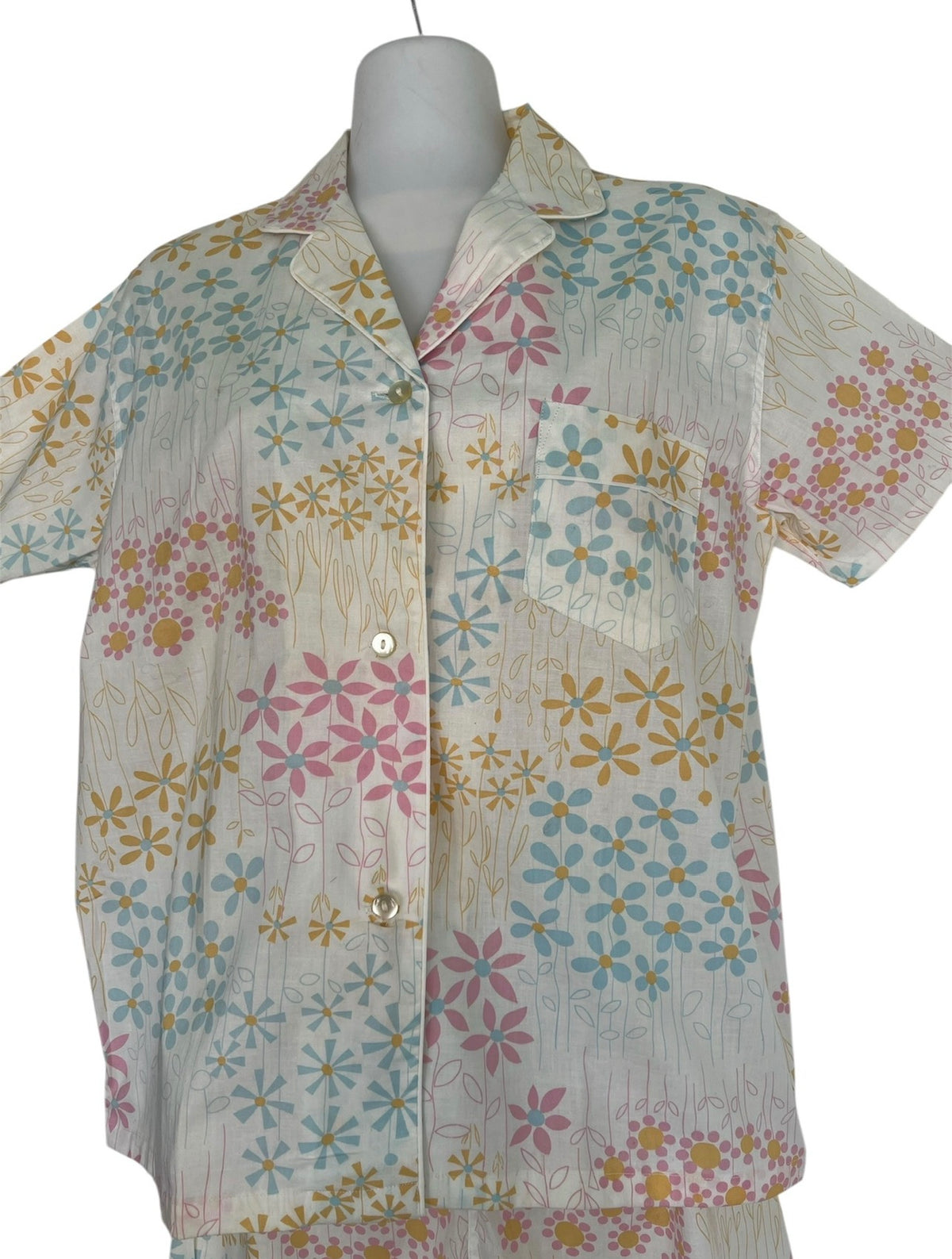 SOLD! NEW ARRIVAL! 1950's Rare Large Size Vintage 100% Cotton Lounging PJ's