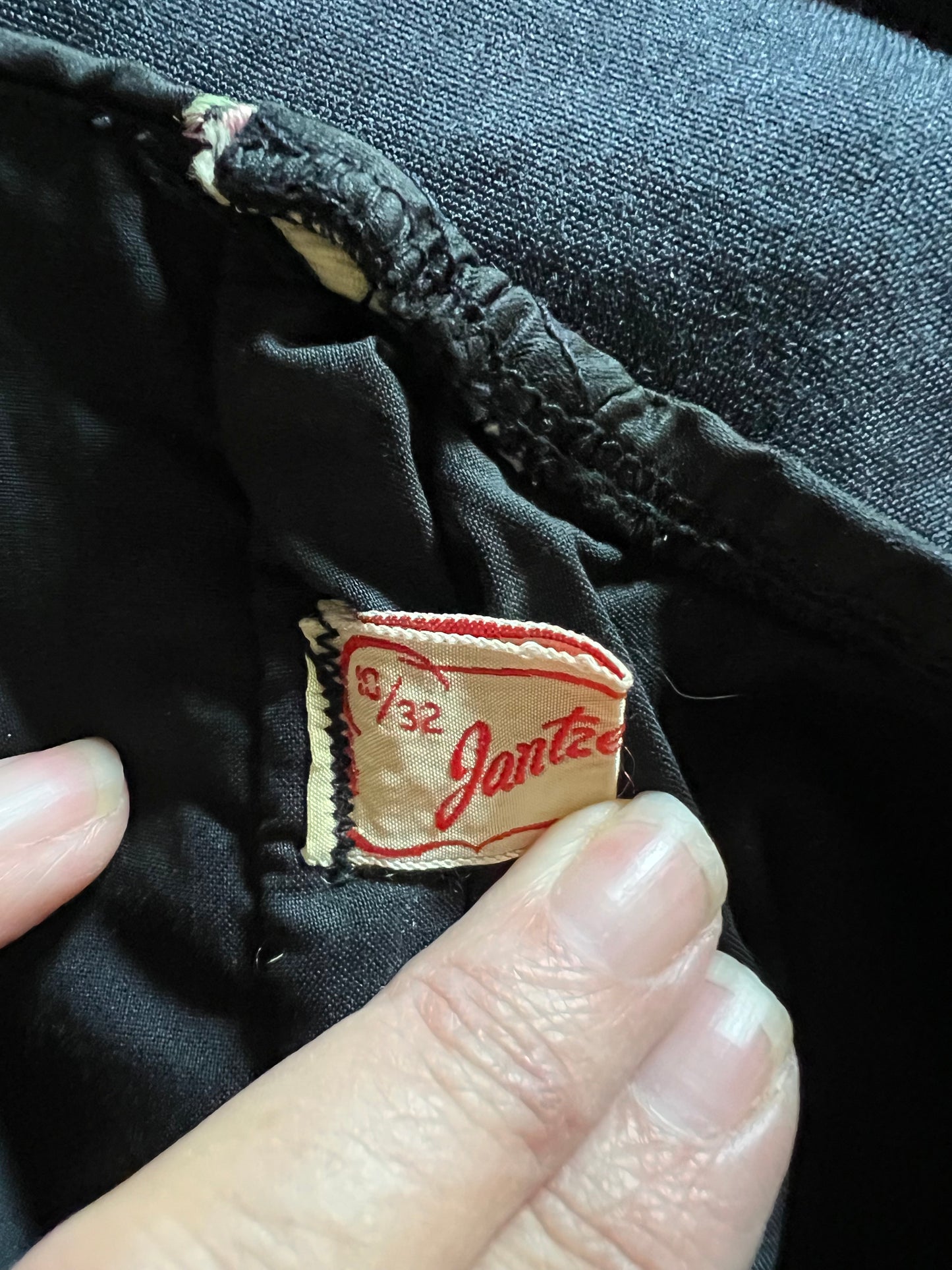 1950 Vintage Jantzen Embordered Swimsuit Romper Playsuit Perfect