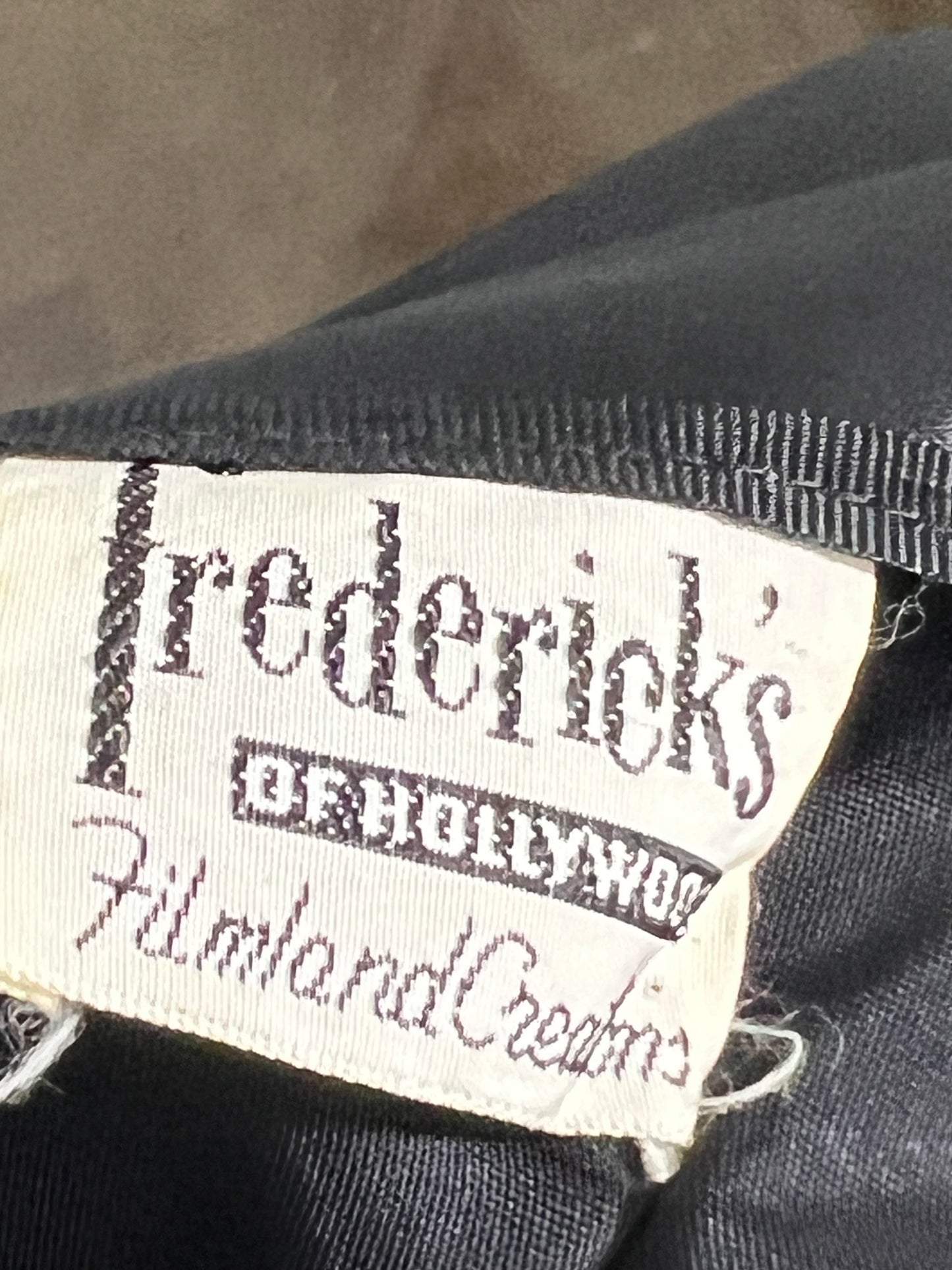 1950's Vintage Frederick's Of Hollywood Filmland Creations Black Satin Circle Wrap Dress Excellent