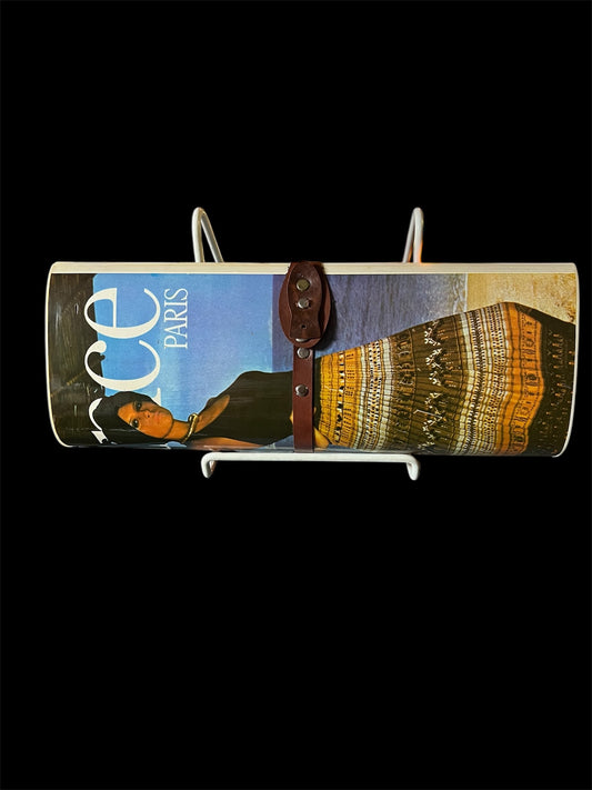 SOLD! 1970's Rare Vintage Elegance Paris Original Magazine Clutch Purse