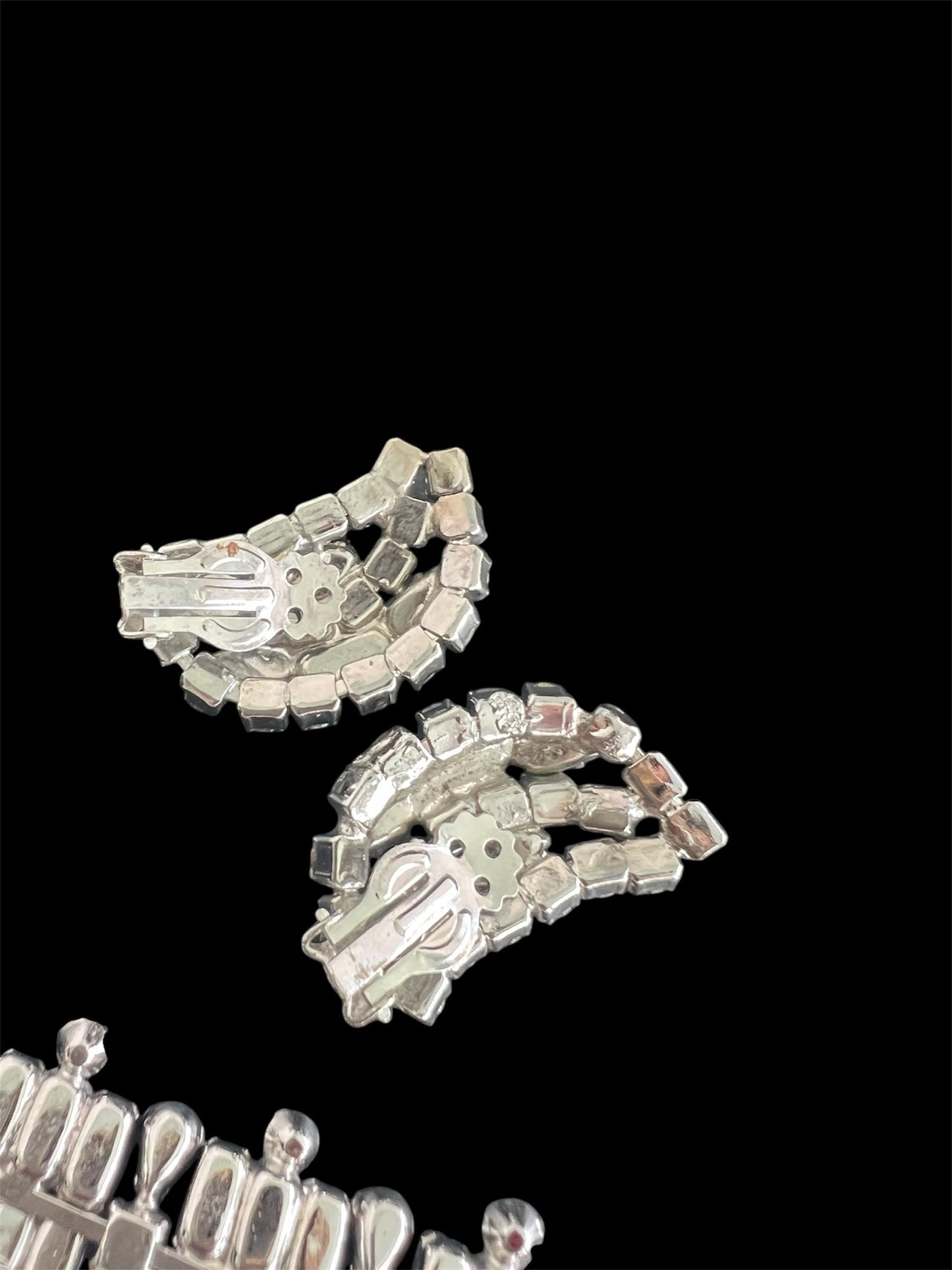 SOLD! 1950 Vintage 4 Piece Kramer Parure Set Necklace Bracelet Earrings Gorgeous Beautiful Perfect