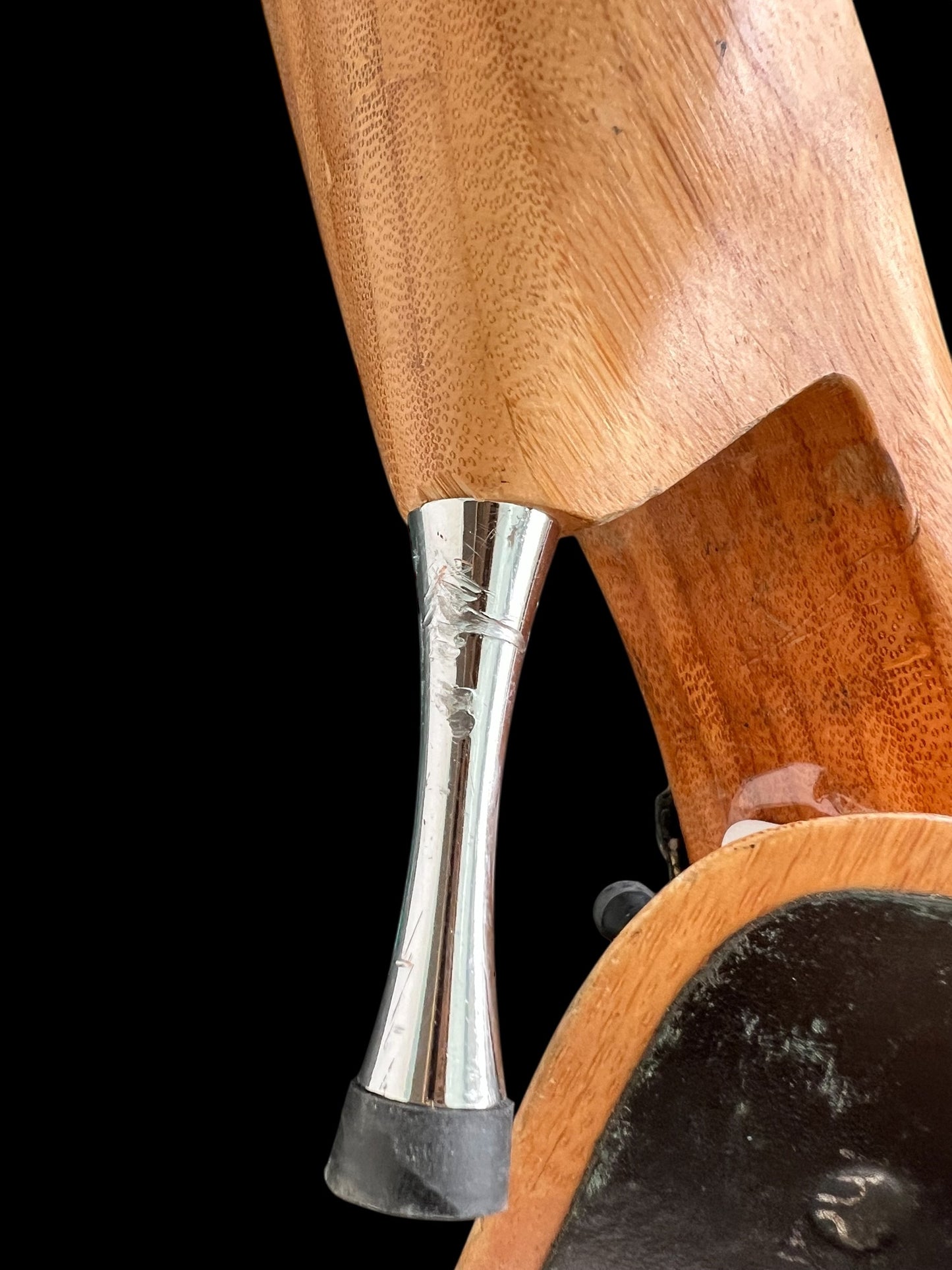 Vintage 1980's Does 60's Size 8M Stilettos Slide Leopard Print Metallic Heels