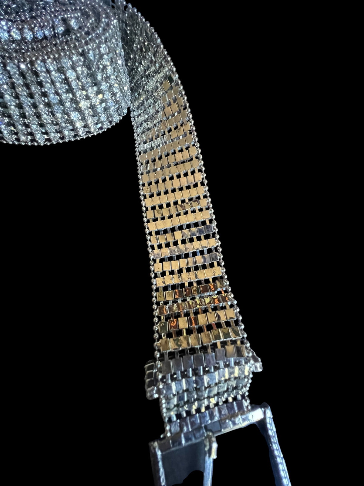 1960's Vintage Rhinestone Belt