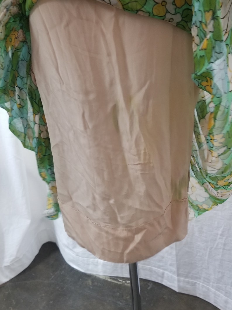 1920's Vintage Lovely Chiffon Floral Pastel Dress So Beautiful