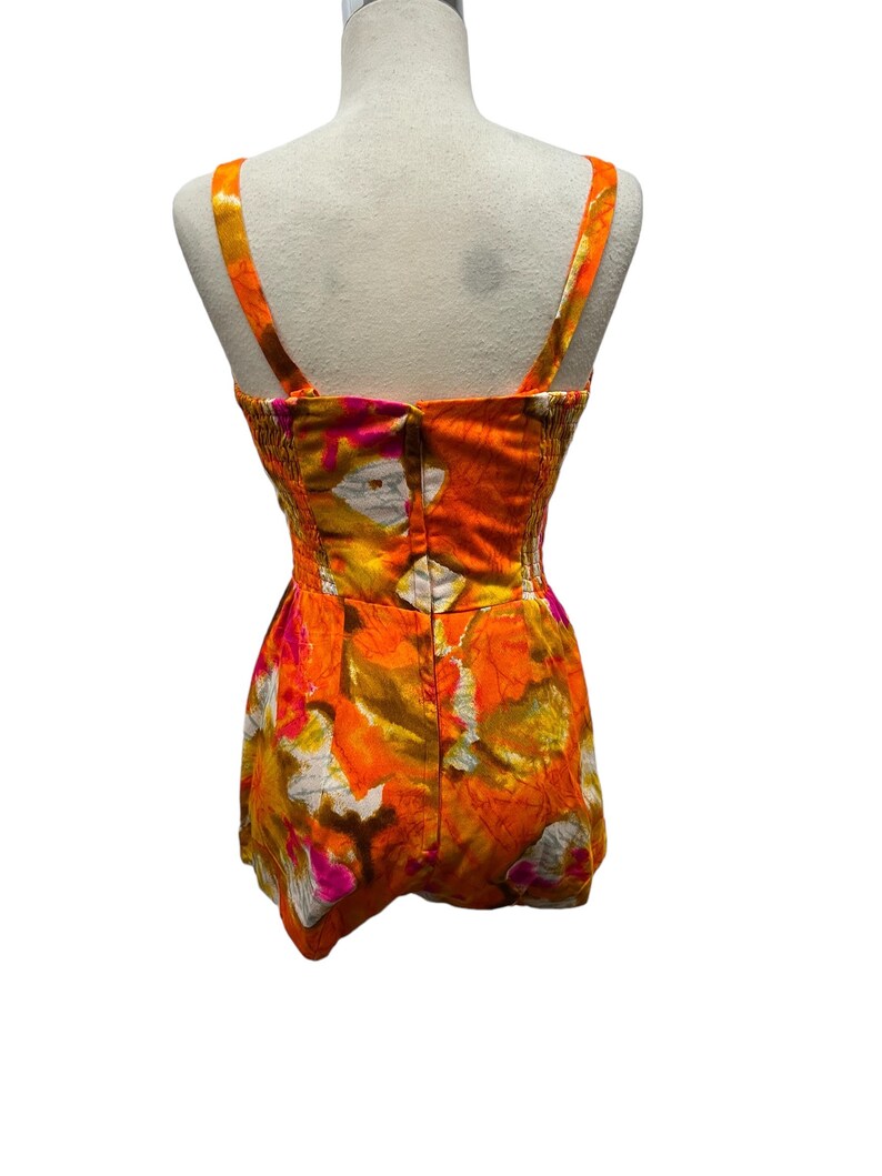 1950 1960 Vintage Paradise Hawaii Swimsuit Romper Large Size 14