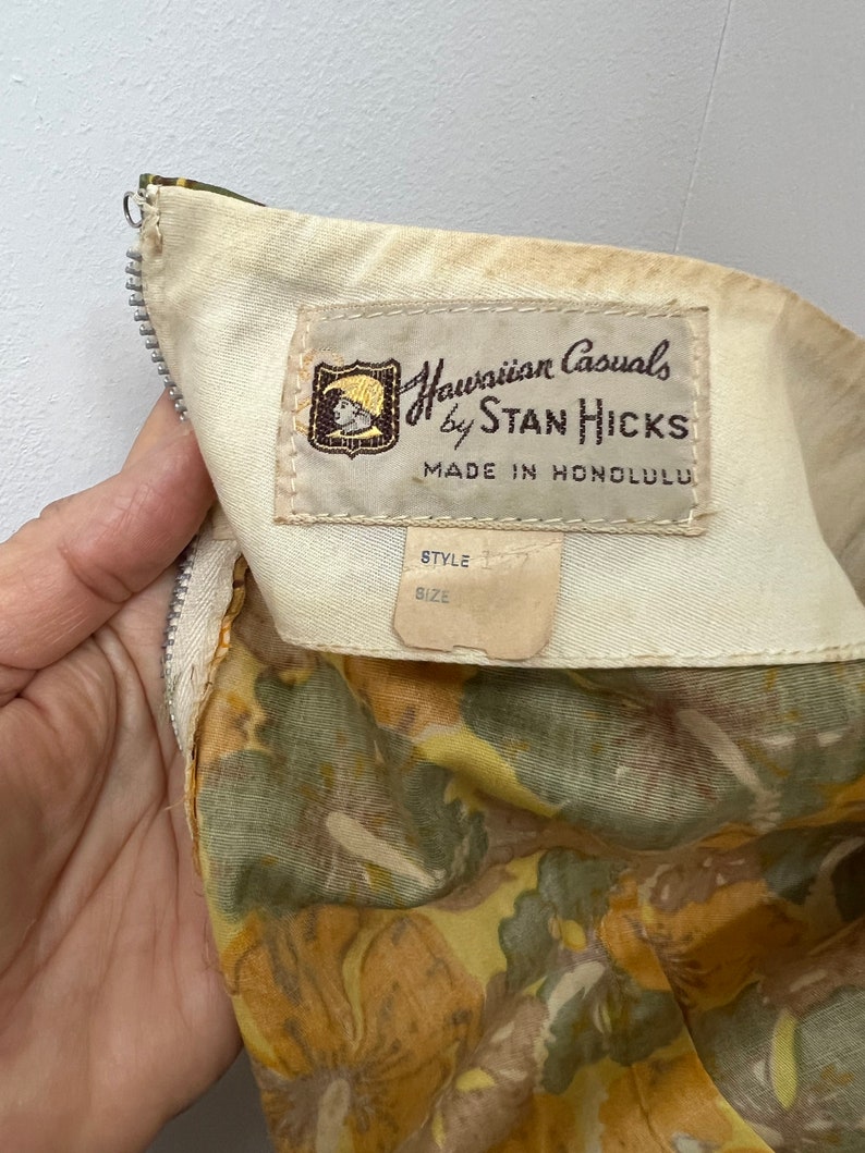 1950's Stan Hicks Made in Hawaii Mermaid Dress Perfect for Tiki Oasis