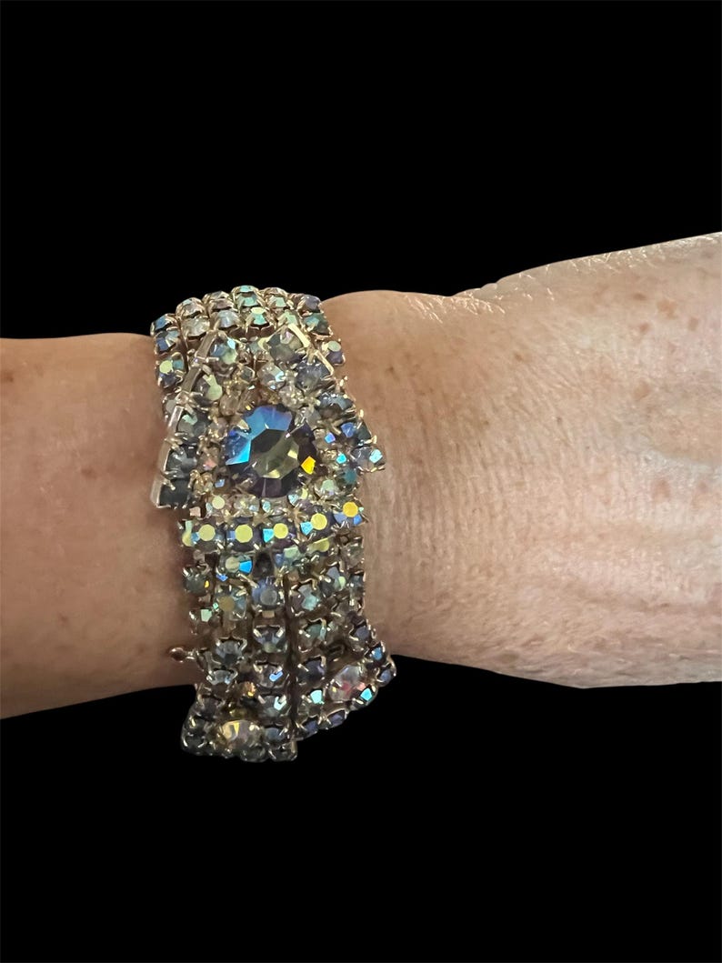 1950 Vintage Rare Hobe Bracelet and Earrings Set Gorgeous Beautiful Perfect