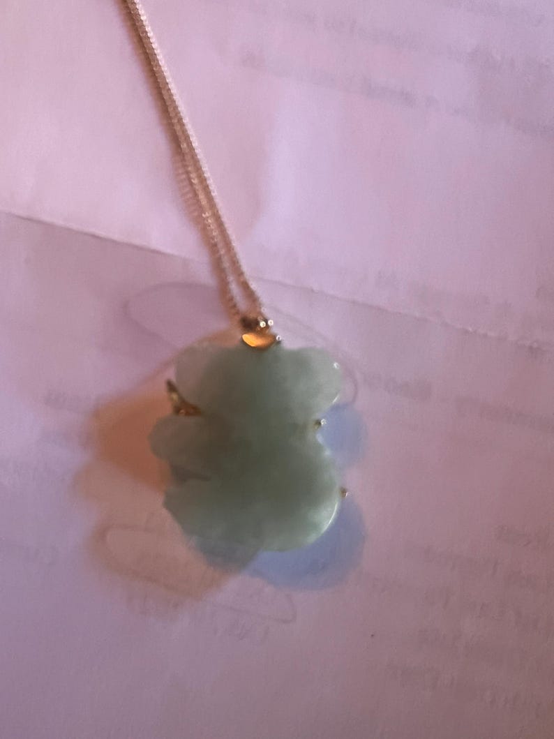 SOLD!1980 Vintage Estate 14KT Gold Jade Koala Bear with Ruby Eyes