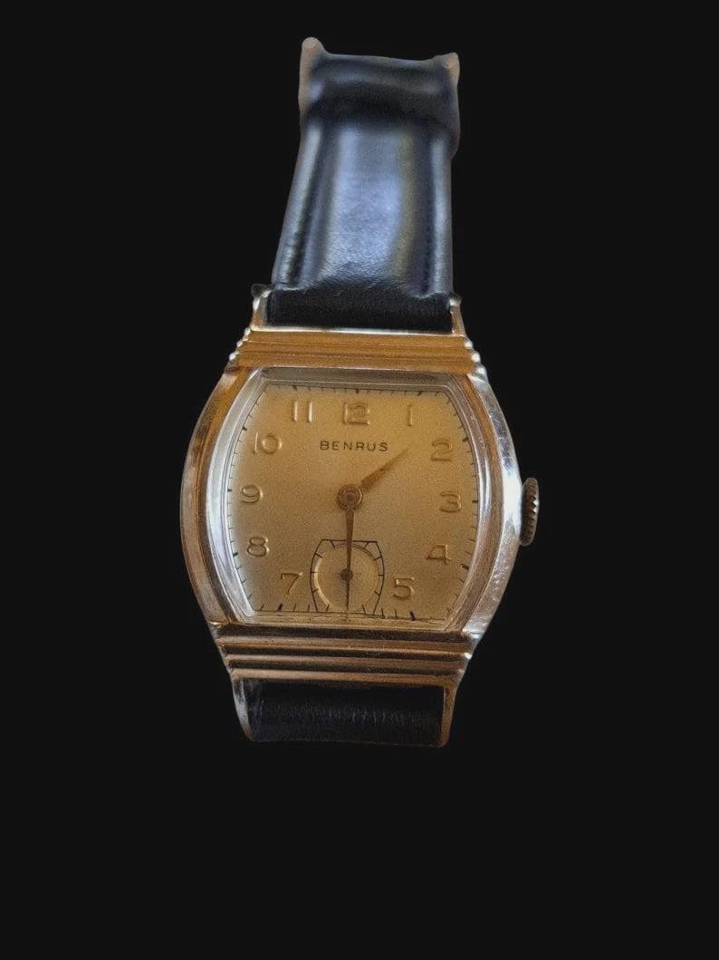 Antique Vintage 1940's Men's Benrus Watch