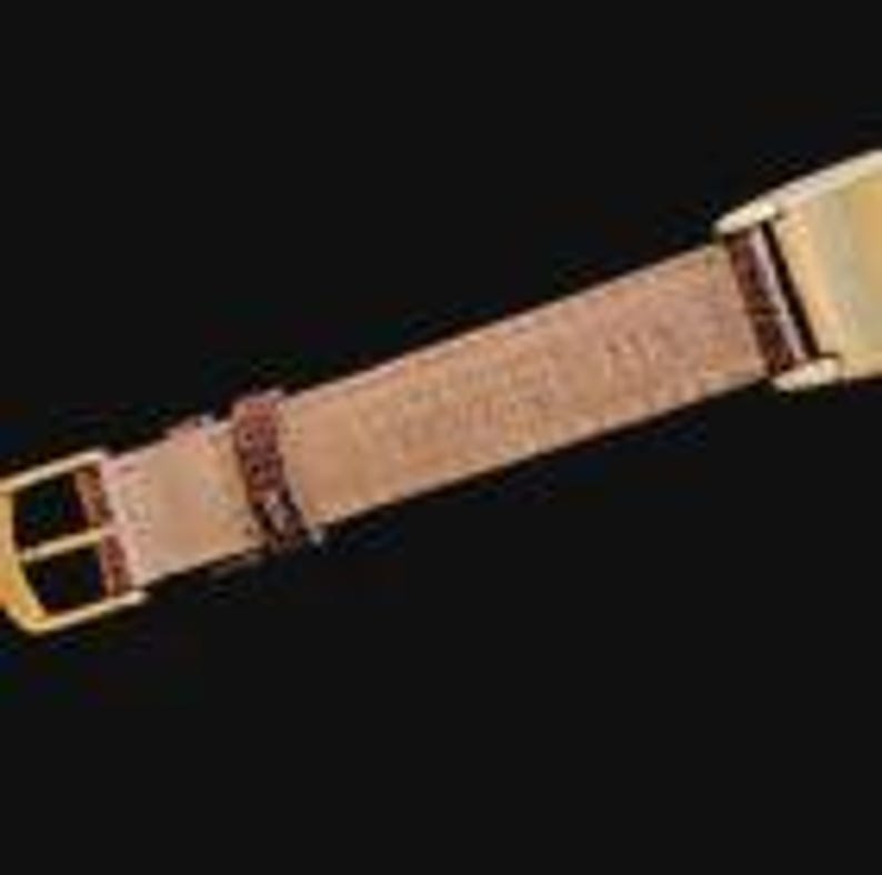 Antique Vintage 1940's Gruen Curvex 10K GF Watch Dapper Swing