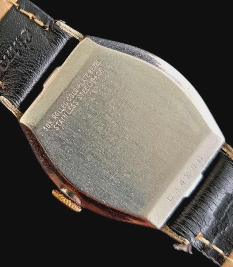 Antique Vintage 1940's Men's Benrus Watch