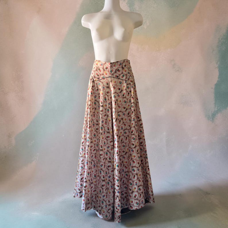 1930's Very Rare Wide Leg Beach Pajama Pants.