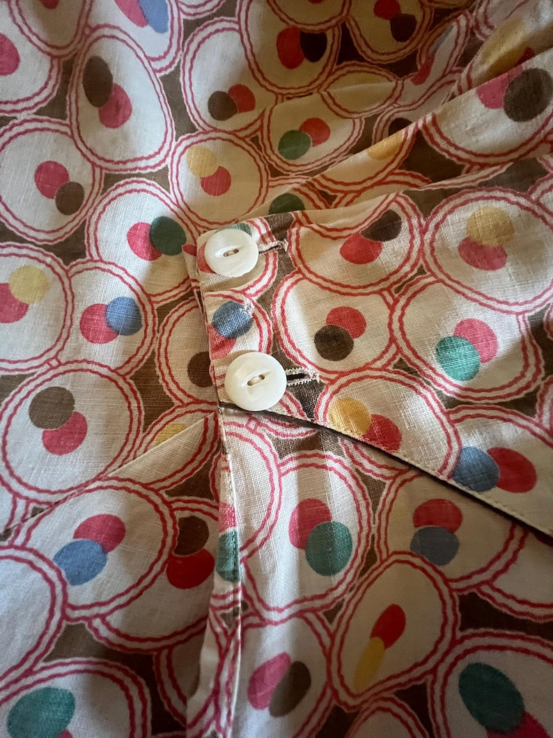 1930's Very Rare Wide Leg Beach Pajama Pants.