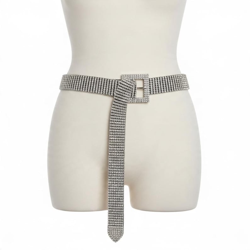 1960's Vintage Rhinestone Belt