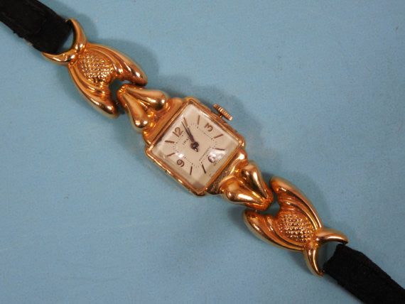 SOLD! 1940 Vintage 18K Gold Estate Imaco Ladies Watch