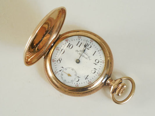 SOLD! Circa 1900 Waltham Pocket Watch Beautiful Hunter Case Antique Estate Vintage